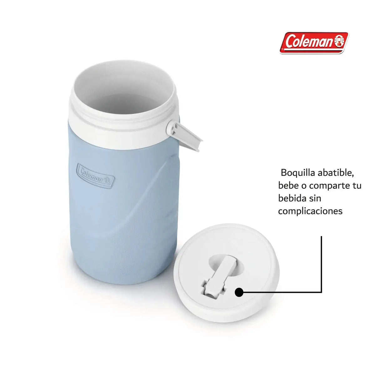 Termo 1.8 Litros con Asa Portátil Coleman Chiller Fog Celeste (2158642)