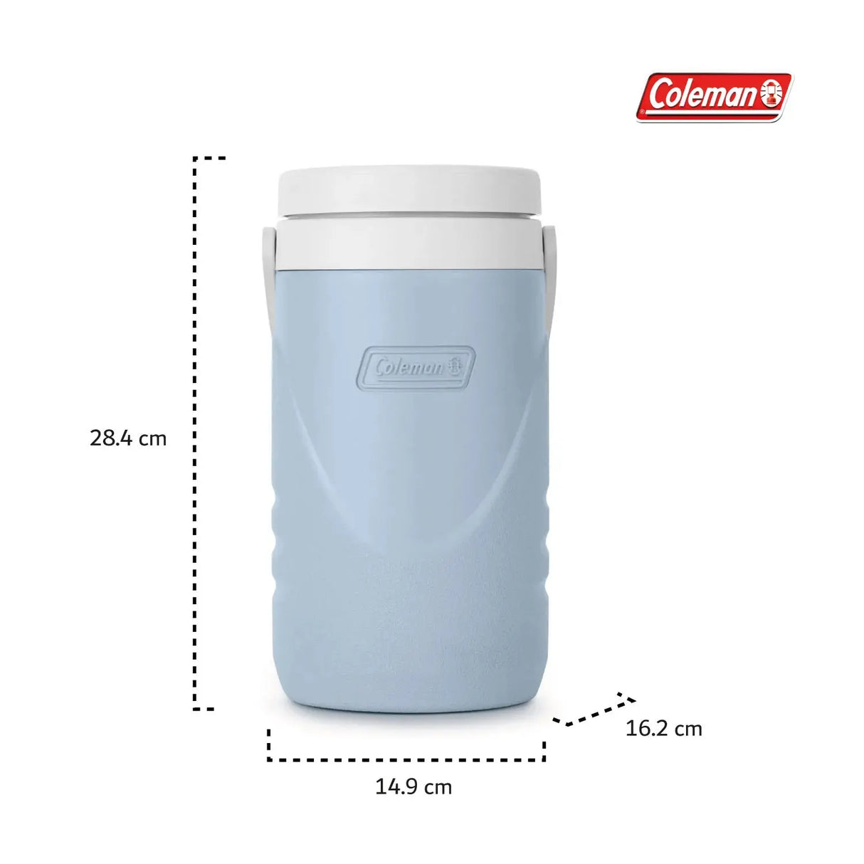 Termo 1.8 Litros con Asa Portátil Coleman Chiller Fog Celeste (2158642)