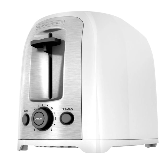 Tostador de Pan Black+Decker 2 Rebanadas Blanco (TR1278W) yapcr.com Costa Rica