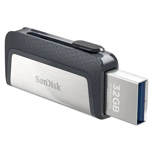 Memoria Flash USB Dual 32 GB - USB 3.1 / USB-C SanDisk (SDDDC2-032G-G46)