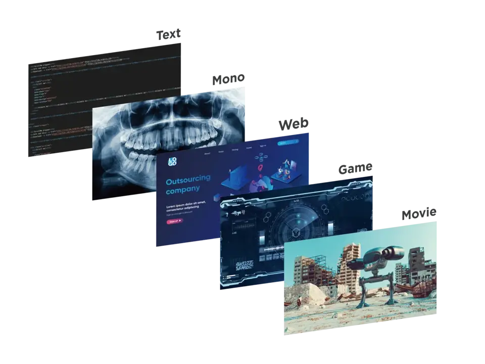 Pantallas digitales en capas del Monitor Viewsonic VA 22’’ Full HD 1080p con actualización variable