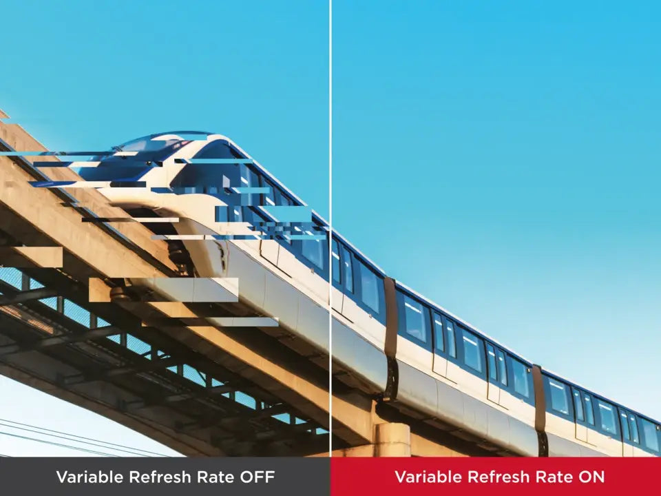 Comparación de tren de alta velocidad con actualización variable en Monitor Viewsonic VA 22’’ 1080p