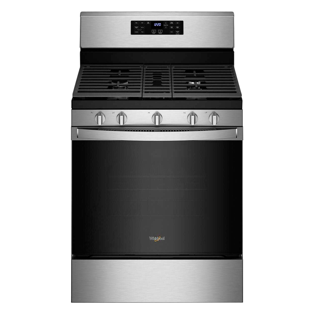 Cocina de Gas 30" Hierro Fundido 5 Quemadores Whirlpool (WFG535SOLS) yapcr.com Costa Rica