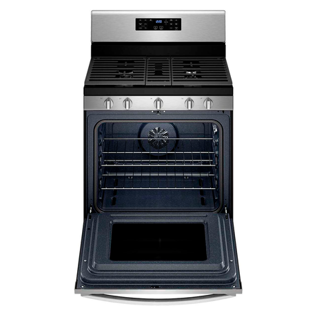 Cocina de Gas 30" Hierro Fundido 5 Quemadores Whirlpool (WFG535SOLS) yapcr.com Costa Rica