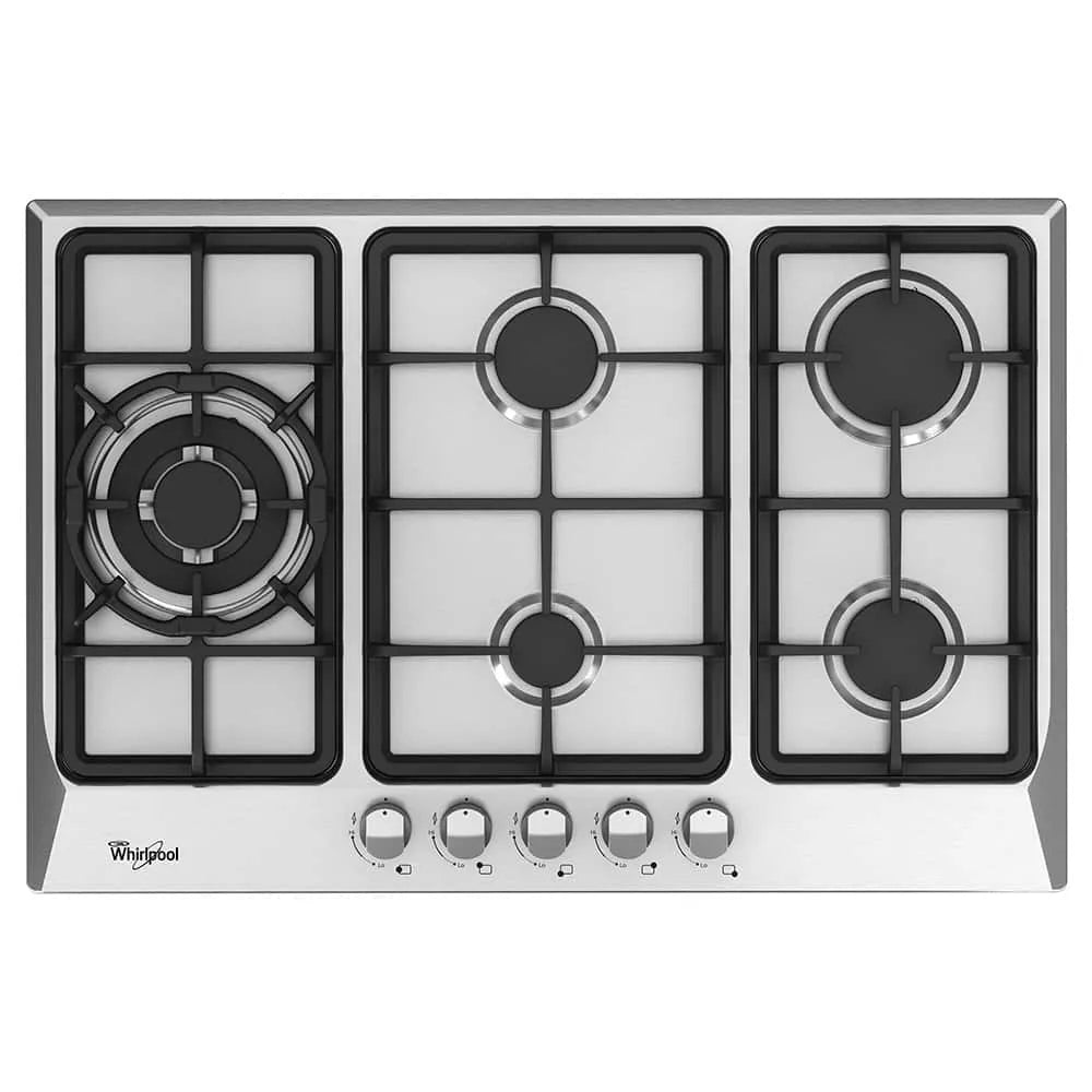 Plantilla de Gas Empotrable 30'' 5 Quemadores Whirlpool (WP3040S) yapcr.com Costa Rica