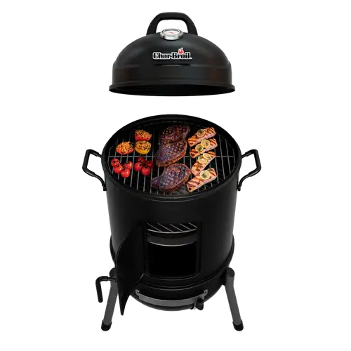 Ahumador Carbón Char-Broil tipo Bala 16’’ (18202075) - Ahumadores