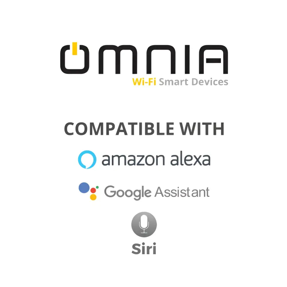 Apagador Inteligente Híbrido WiFi/RF 1 Vía Blanco Omnia (OWS-US1-W) - Apagadores