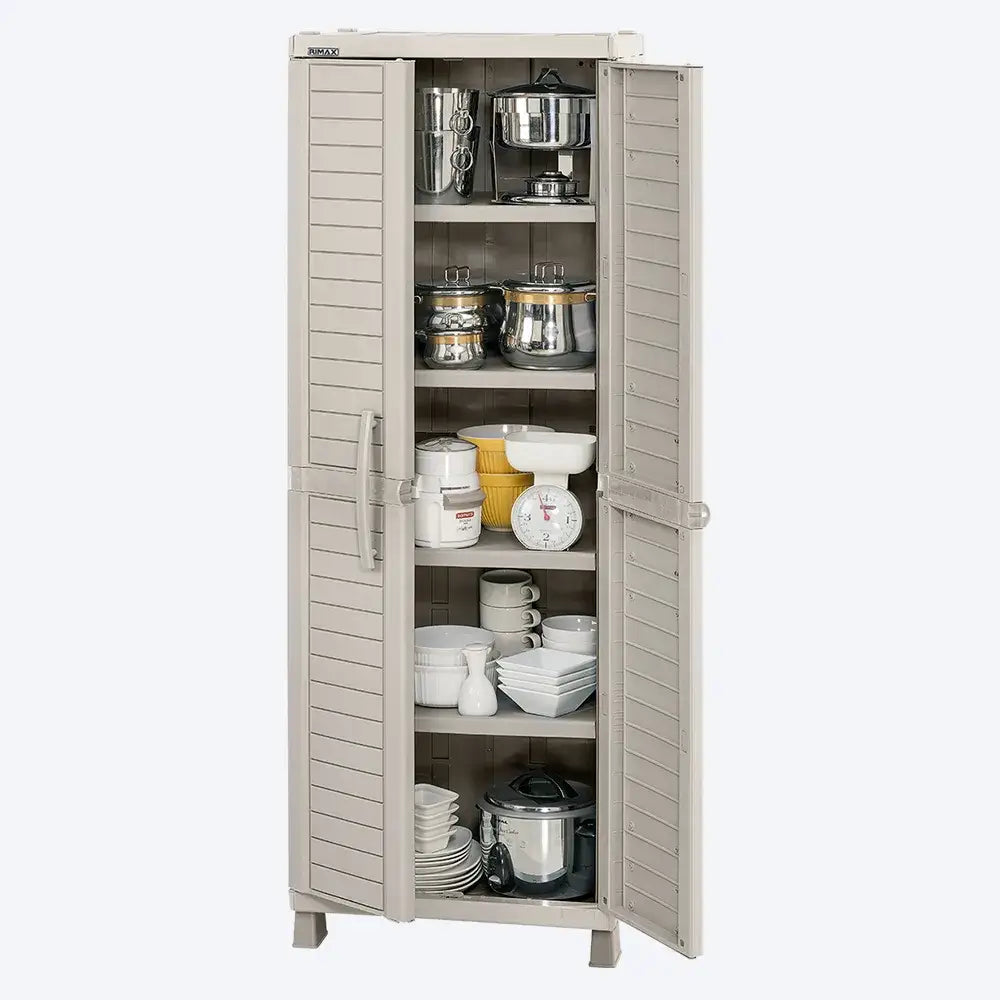Armario Plástico Grande Clásico Barú Color Taupe Rimax (9286) - Roperos