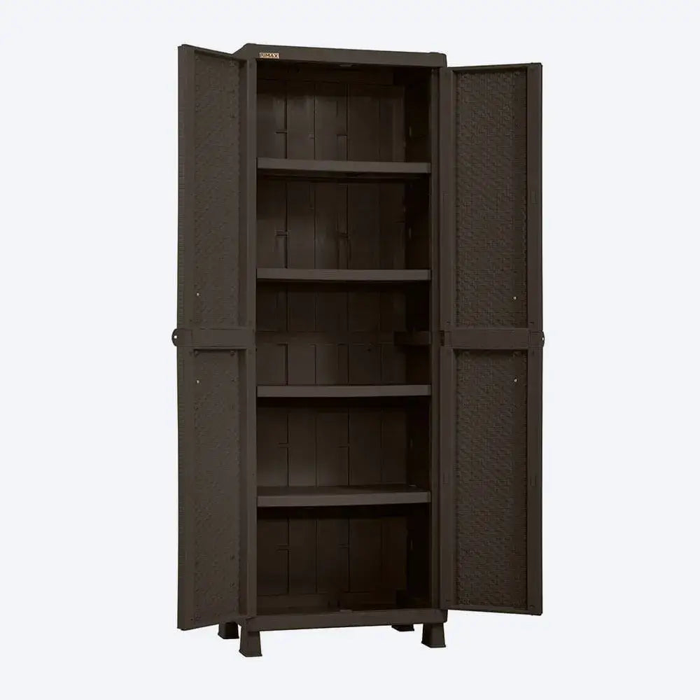 Armario Plástico Grande Rattan Color Wengue Rimax (7188) - Roperos
