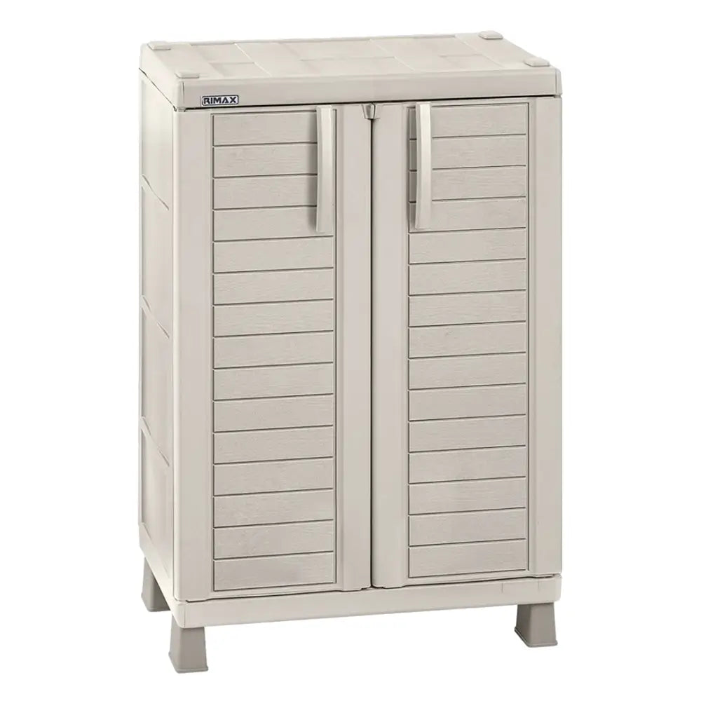 Armario Plástico Mediano Clásico Barú Color Taupe Rimax (9290) - Roperos