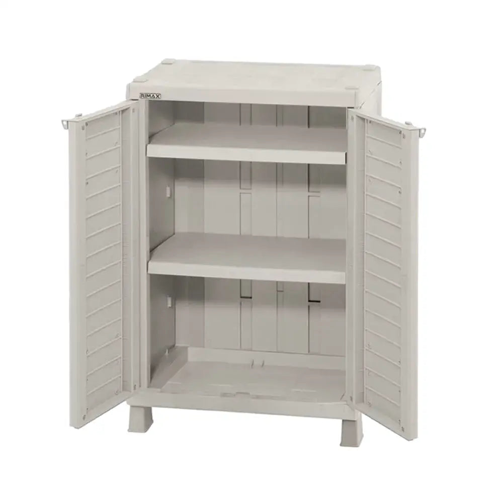 Armario Plástico Mediano Clásico Barú Color Taupe Rimax (9290) - Roperos