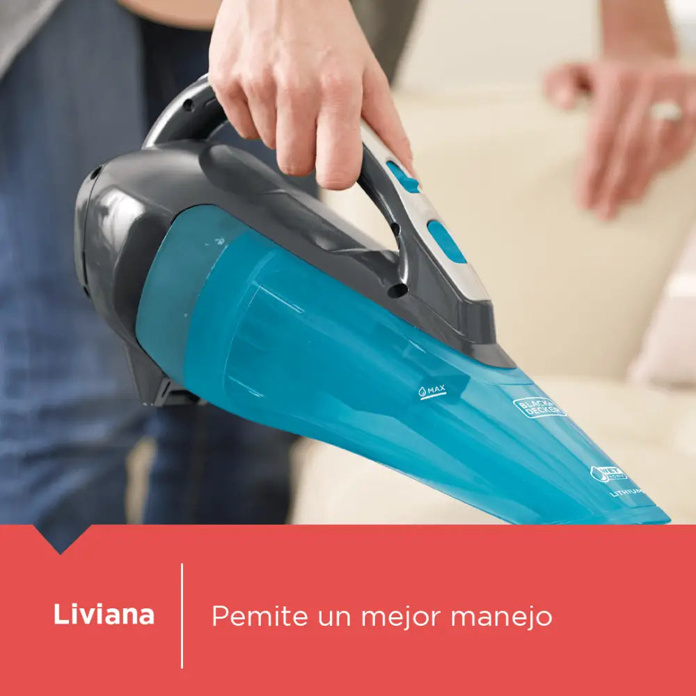 Aspiradora de Mano Inalámbrica Dusbuster Seco/Mojado Black + Decker (HLWVA325J21-B3) - Aspiradoras