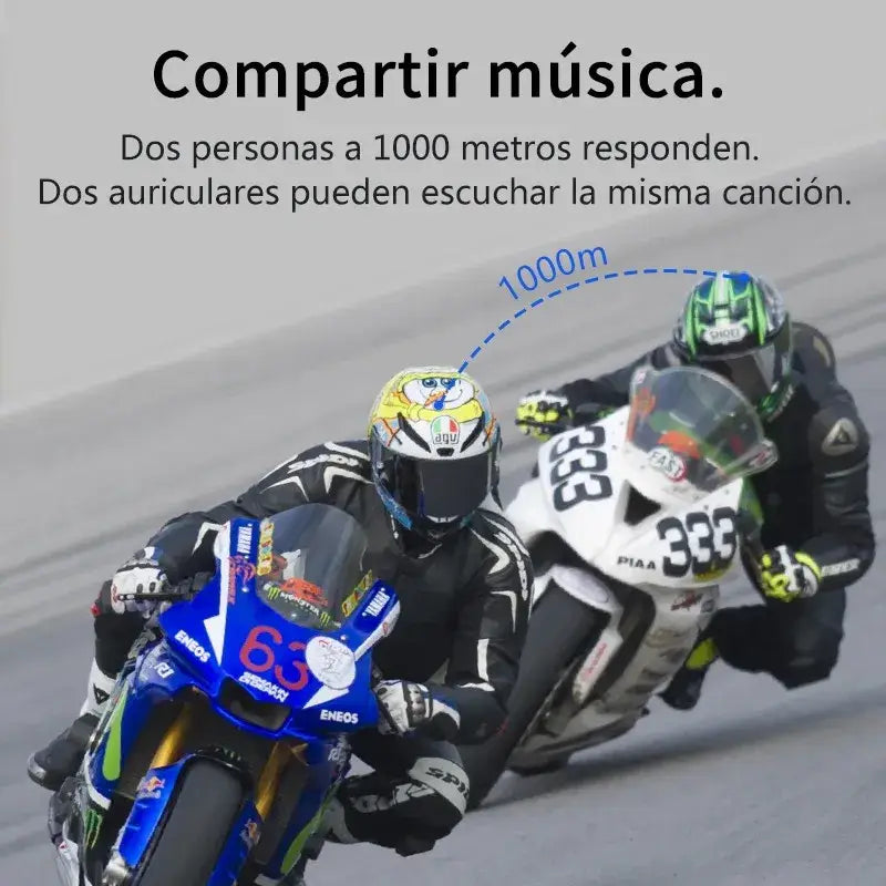 Audífono Intercomunicador Manos Libres para Casco Q18 - Audífonos