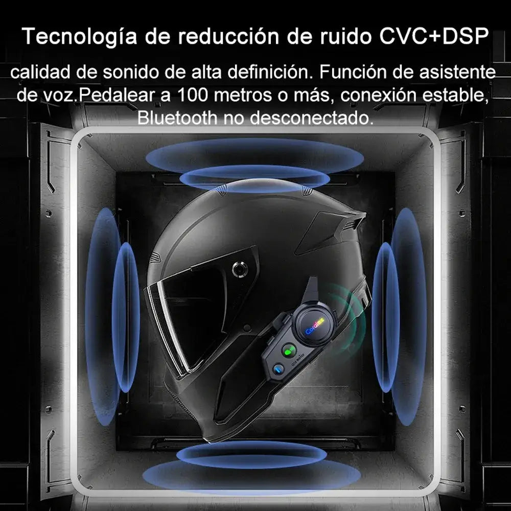 Audífono Intercomunicador Manos Libres para Casco Q18 - Audífonos