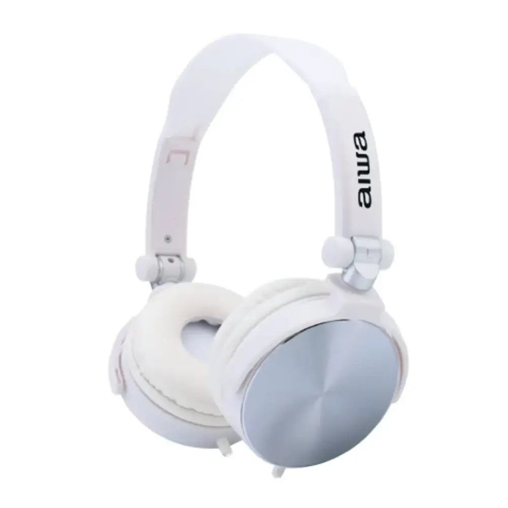 Audífonos Alámbricos de Diadema Aiwa Blancos (AWX107W)