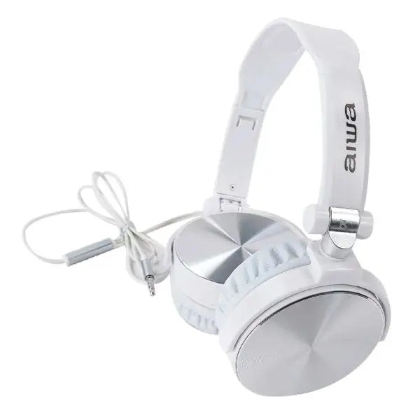 Audífonos Alámbricos de Diadema Aiwa Blancos (AWX107W)