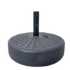 Base Redonda Plástica de 22kg para Sombrilla Negra Tokoa (EX 7172) Patio
