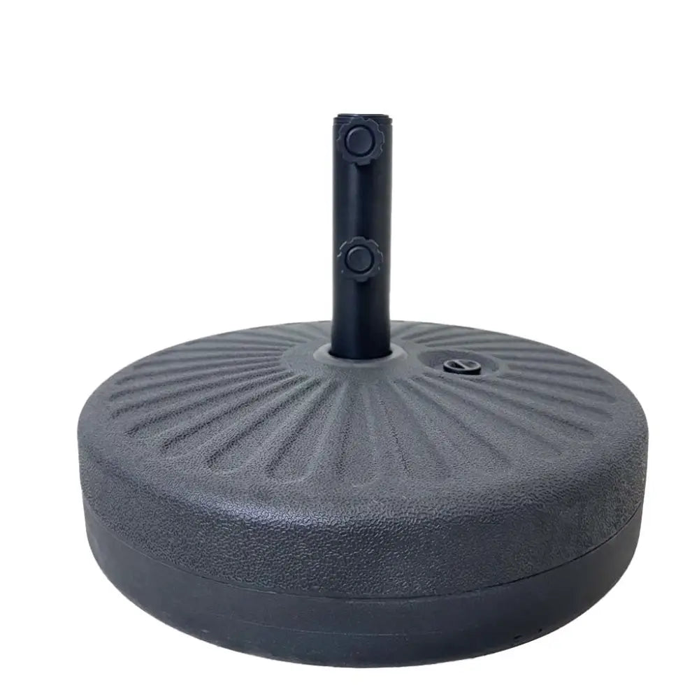 Base Redonda Plástica de 22kg para Sombrilla Negra Tokoa (EX 7172) Patio