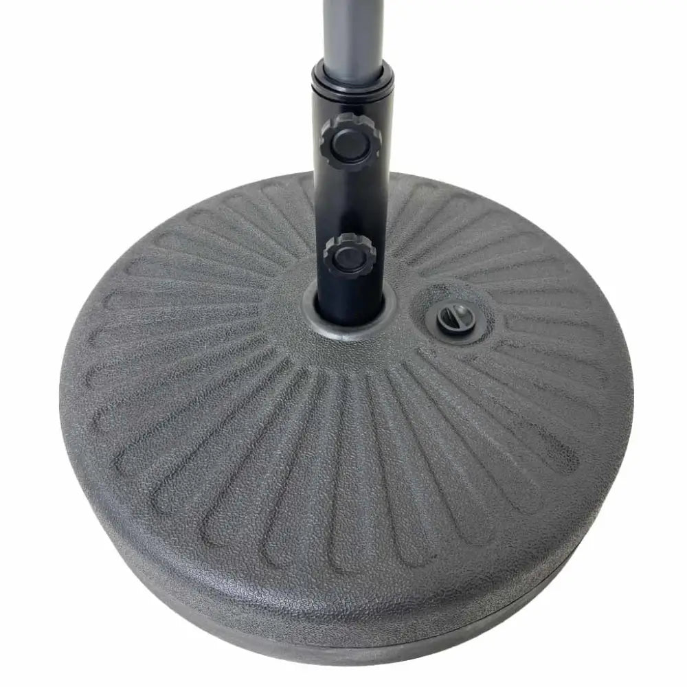 Base Redonda Plástica de 22kg para Sombrilla Negra Tokoa (EX 7172) Patio