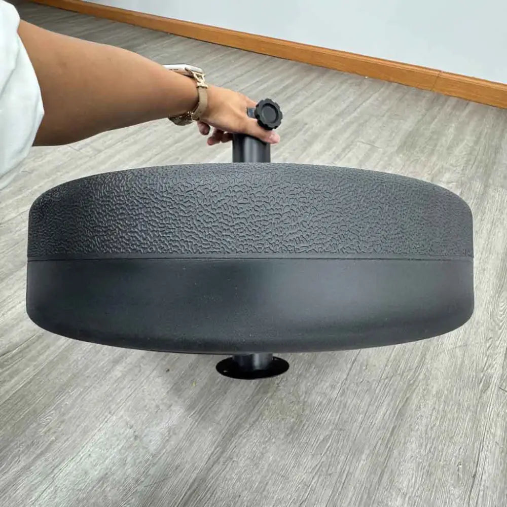 Base Redonda Plástica de 22kg para Sombrilla Negra Tokoa (EX 7172) Patio