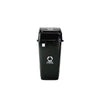 Basurero de Reciclaje Negro para Desechos Ordinarios No Reciclables 42L HomePro (008117-BO) - Basureros