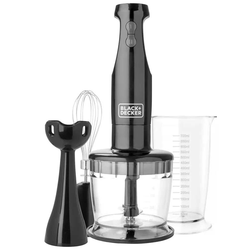 Batidora de Inmersión 3 en 1 Black + Decker Negra (HB2800B) Batidoras