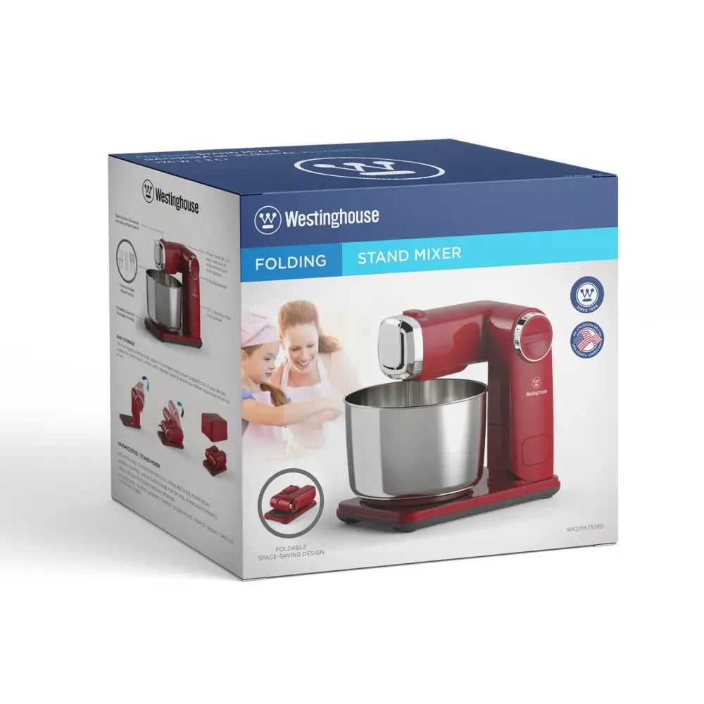 Batidora de Pedestal Plegable 3.5L Roja Westinghouse (WKSMX237RD) - Batidoras