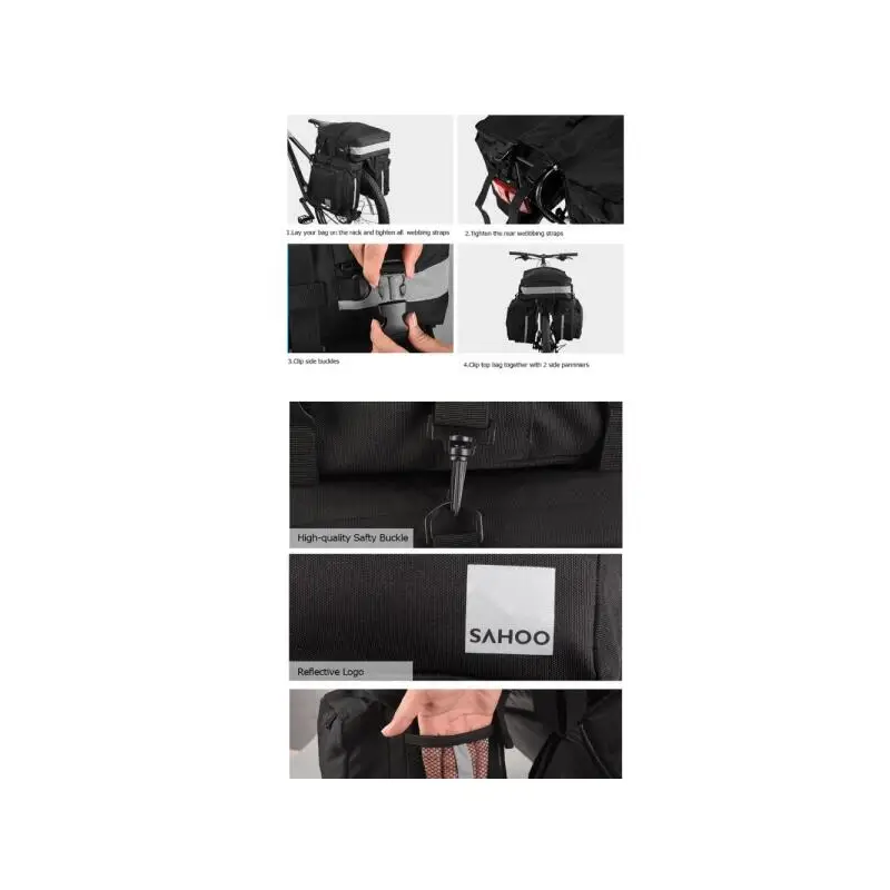 Bolso Maletero para Bicicleta Sahoo (14892-A-SA)