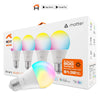 Bombillo Inteligente Wi-Fi LED Multicolor A19 4PK Nexxt (NHB-C110M 4PK)