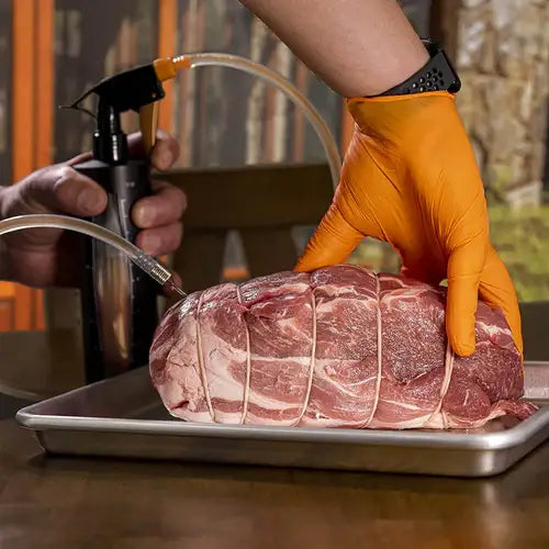 Botella 2 en 1 Spray e Inyector para Carne Oklahoma Joe’s Acero Inox 12 oz (6285584R06) - Inyectores