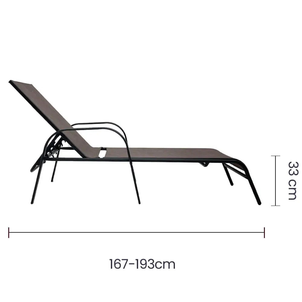 Cama Soleadora de Metal con Malla Sintética (EX-7150) yapcr.com Costa Rica