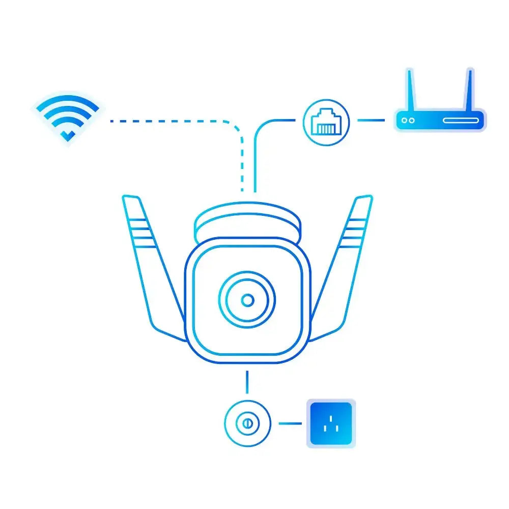 Cámara de Seguridad Inteligente Wi-Fi para Exteriores TP-Link Tapo C310