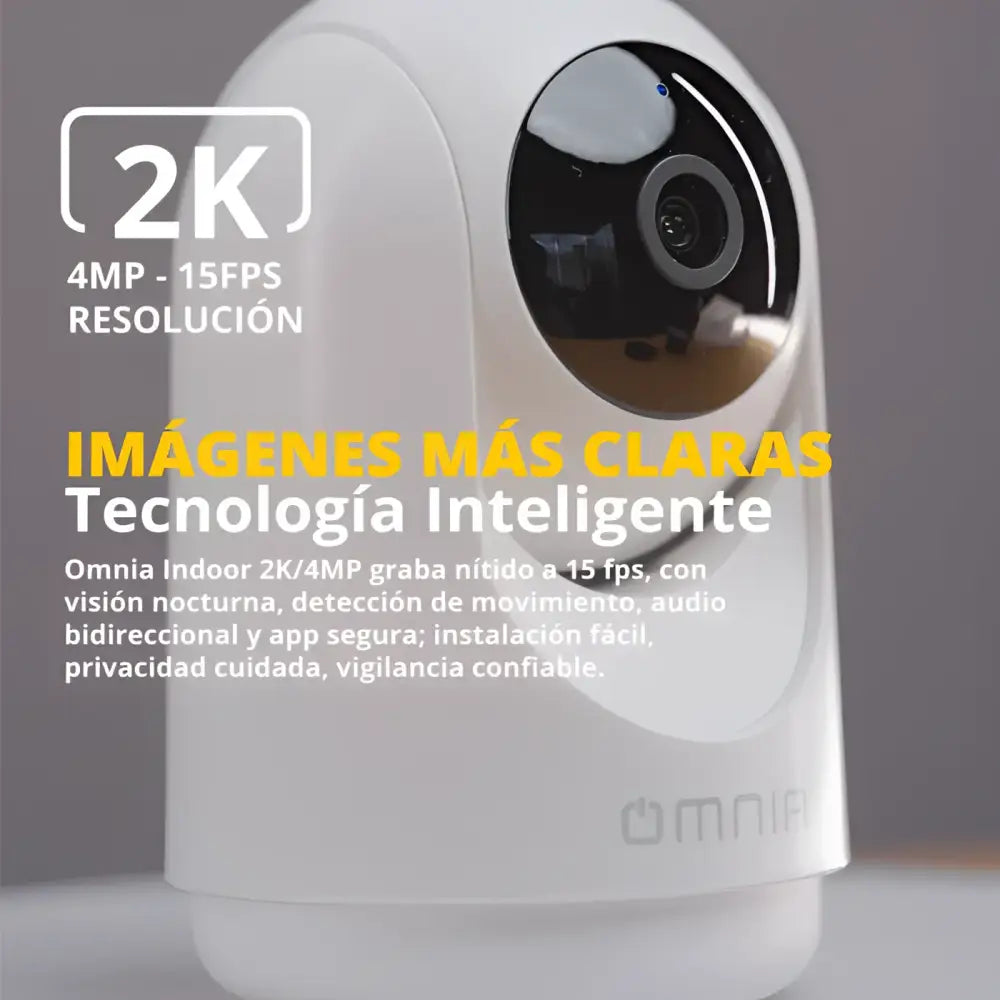 Cámara de Seguridad Wi-Fi para Interiores Omnia 2K (OIPC286)