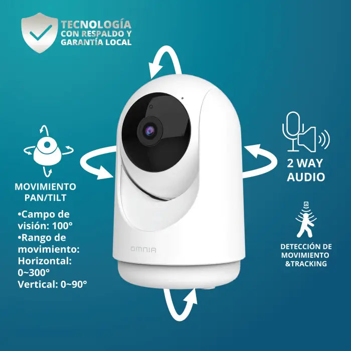 Cámara de Seguridad Wi-Fi para Interiores Omnia 2K (OIPC286)
