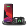 Cargador Inalámbrico Boost Charge 3 en 1 para Dispositivos Apple Negro Belkin (WIZ001ttBK) - Base de Carga Inalámbrica