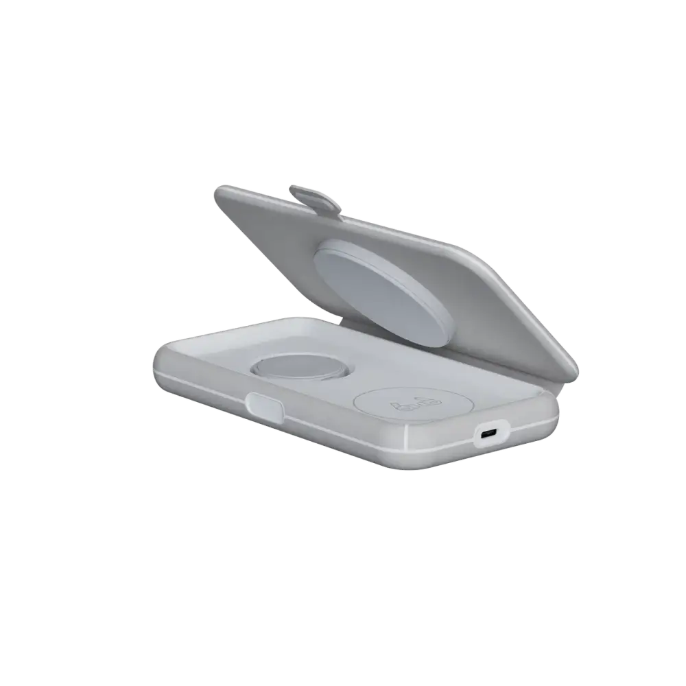Cargador Inalámbrico de Viaje 3 en 1 Gris Xtorm (XWF31) - Base Carga Inalámbrica