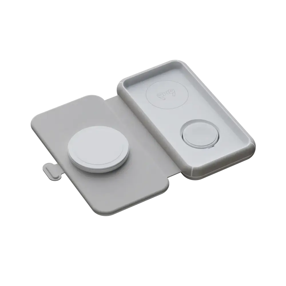 Cargador Inalámbrico de Viaje 3 en 1 Gris Xtorm (XWF31) - Base Carga Inalámbrica