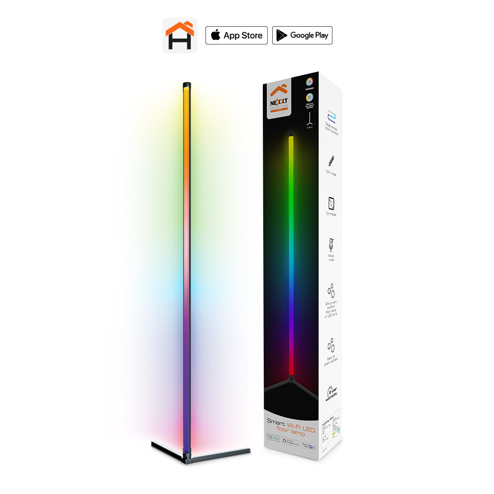 Lámpara LED de Piso Inteligente Wi-Fi 1.5m Nexxt (NHB-S710) yapcr.com Costa Rica