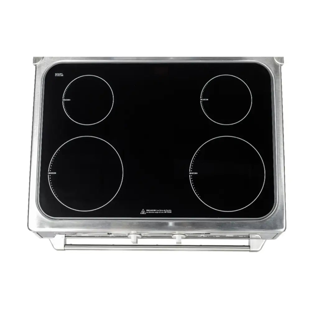 Cocina Eléctrica de Inducción 30’’ Ecoline (Safira Acero) + Regalía Juego Ollas 7 Piezas - Cocinas