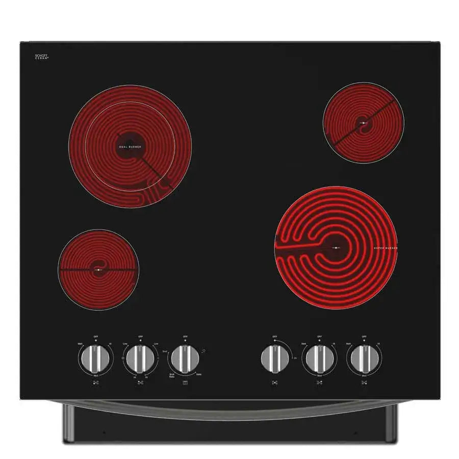 Cocina Eléctrica de Vitrocerámica 30’’ Whirlpool (LWFRE1330D) - Cocinas