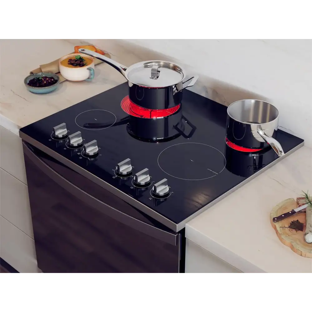 Cocina Eléctrica de Vitrocerámica 30’’ Whirlpool (LWFRE1330D) - Cocinas