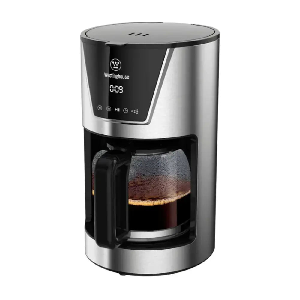 Coffee Maker 10 Tazas Programable Digital Touch Inox Westinghouse (WKCMFS273) - Makers