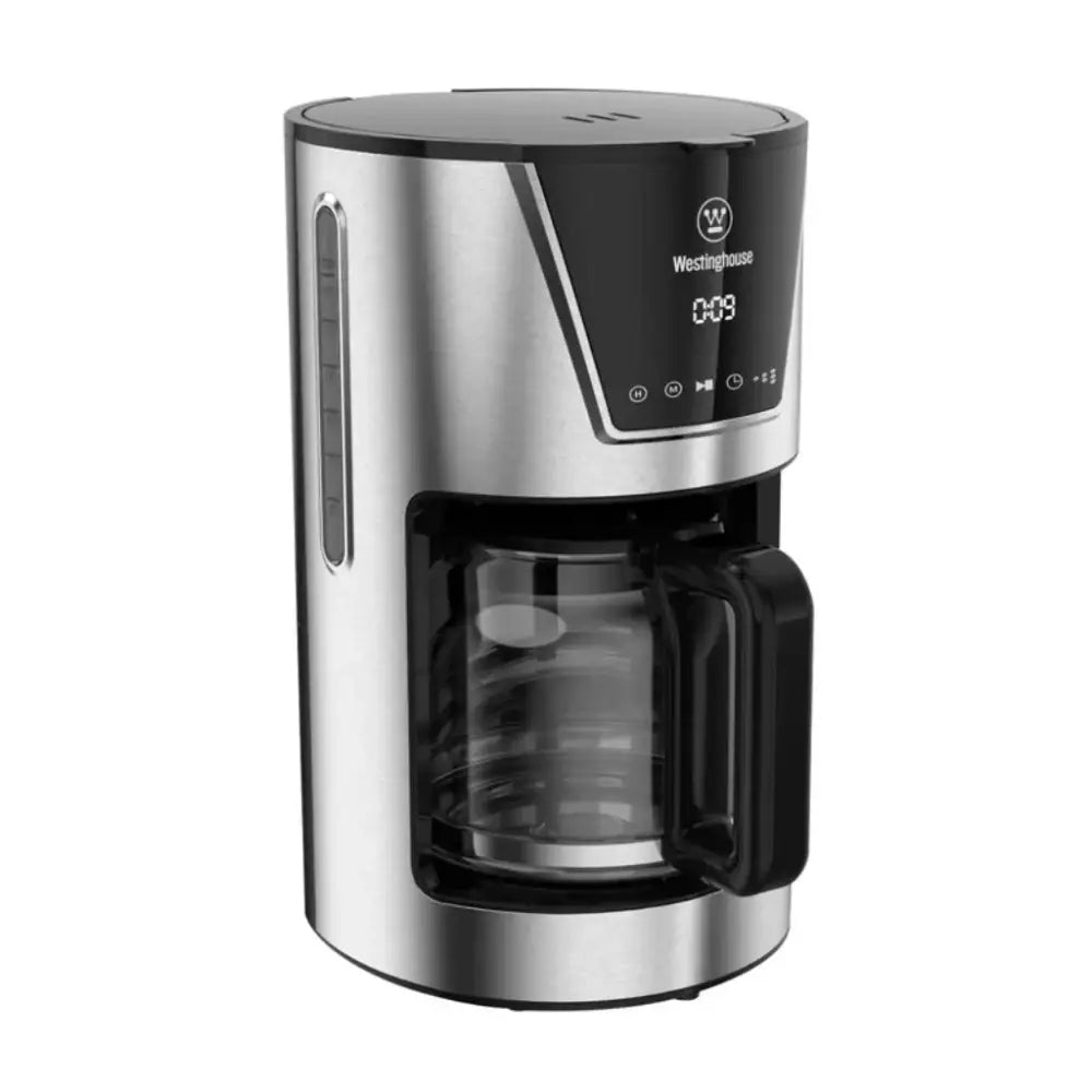 Coffee Maker 10 Tazas Programable Digital Touch Inox Westinghouse (WKCMFS273) - Makers