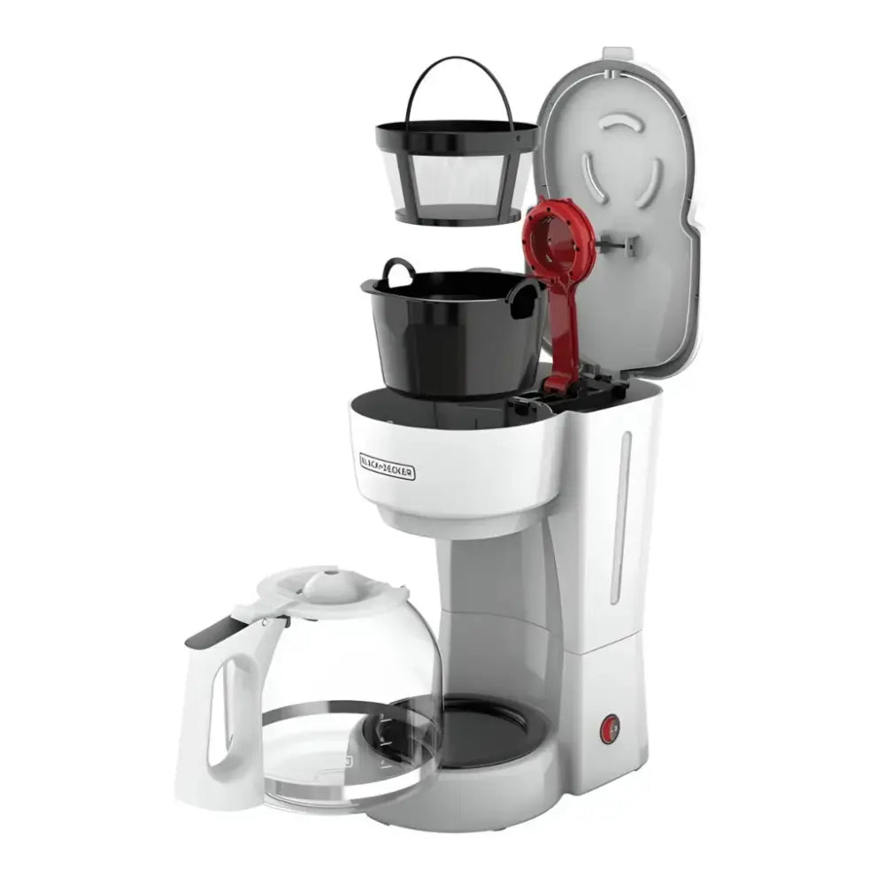 Coffee Maker Black + Decker 12 Tazas Blanco (CM0916W) - Makers