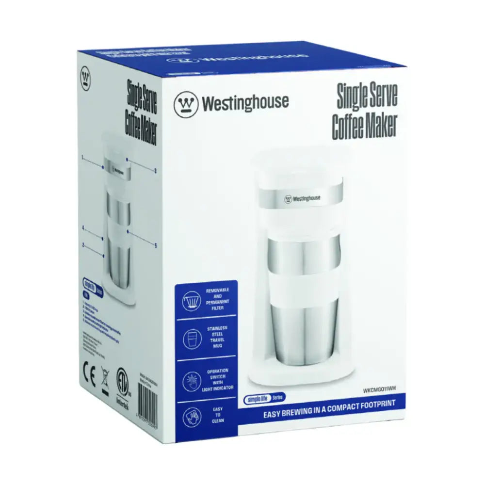 Coffee Maker Personal Blanco Westinghouse (WKCMGO11WH) - Makers
