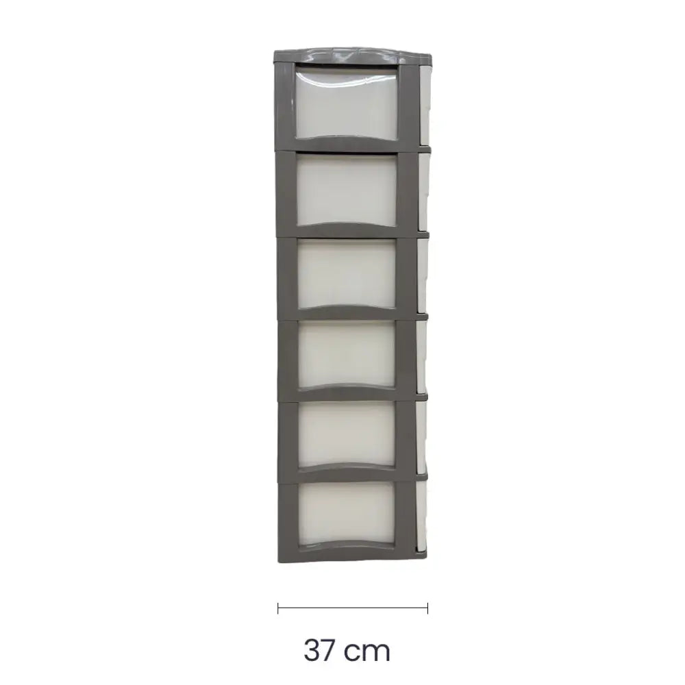 Cómoda 6 Gavetas Raymi Beige con Taupe Reyplast (CMX070700) - Gaveteros