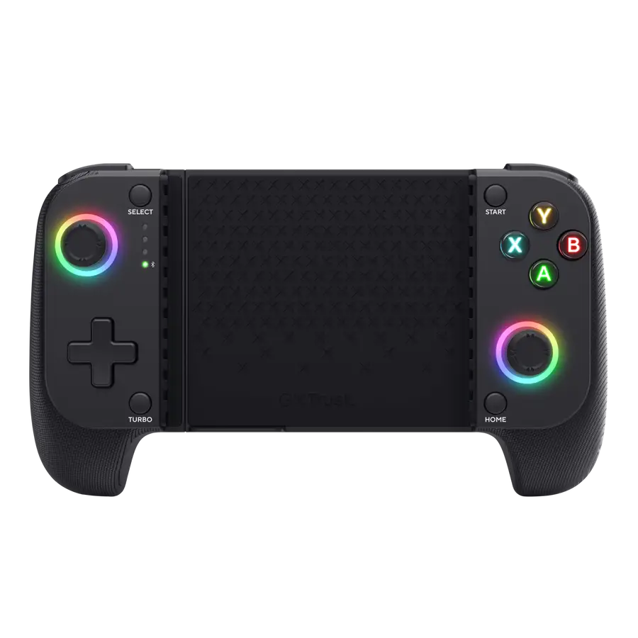 Gamepad inalámbrico Trust GXT 735 Mylox Negro con indicadores LED clip y teléfono inteligente incluido