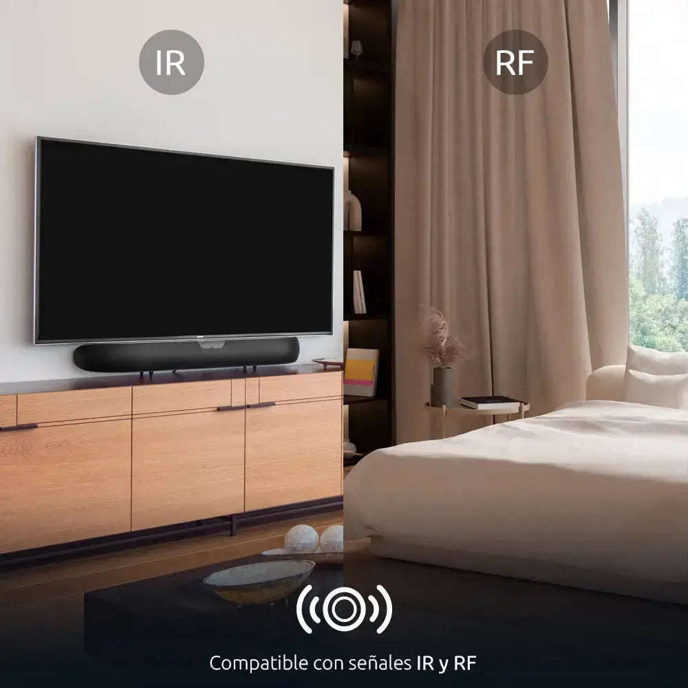Control Remoto Universal Inteligente IR + RF Nexxt (NHA-I610) - Controles Remotos