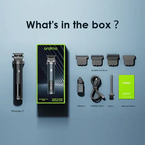 Cortadora de Cabello Oraimo SmartTrimmer 2 Pro 7000RPM Azul (OTR-280) - Cortadoras