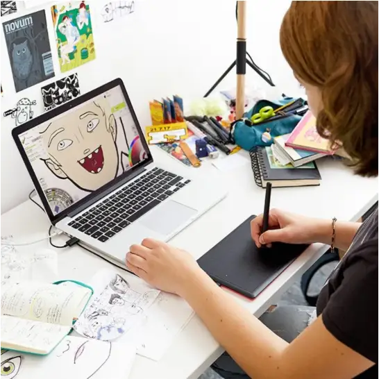 Digitalizador Ambidiestro One by Wacom Pequeño (CTL472K1A) - Digitalizadores